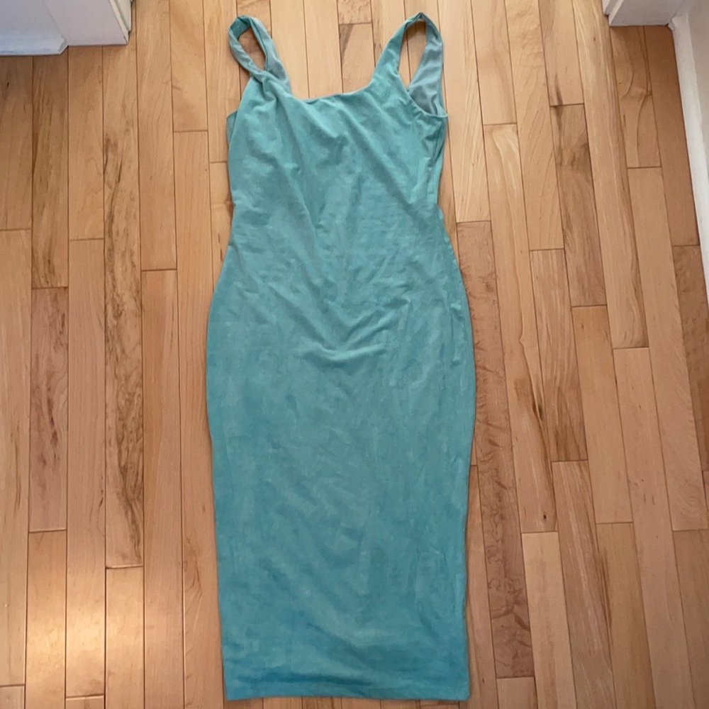 LUX LA teal mini dress - small
